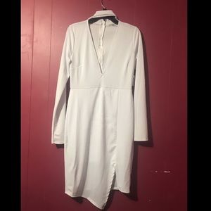 Long Sleeve Charlotte Russe Dress with Choker